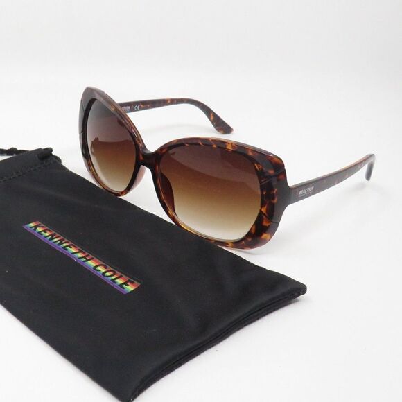 Kenneth Cole Reaction New KC2841/S 52F Tortoise/Brown Gradient Sunglasses - Picture 1 of 8